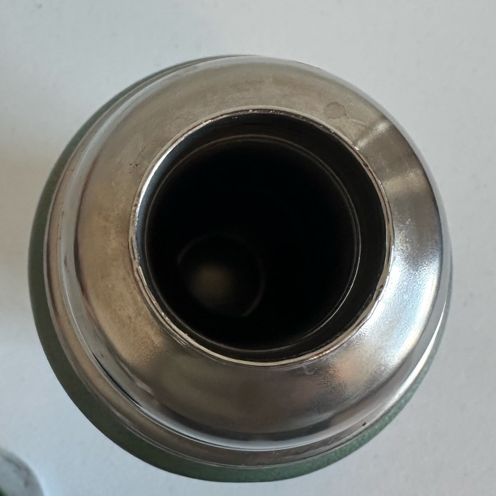 Vintage Aladdin Stanley Green‎ Quart Size Thermos - Picture 6 of 10